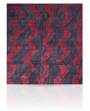 Палантин Унисекс ZW-IKKAT/BLUE.RED